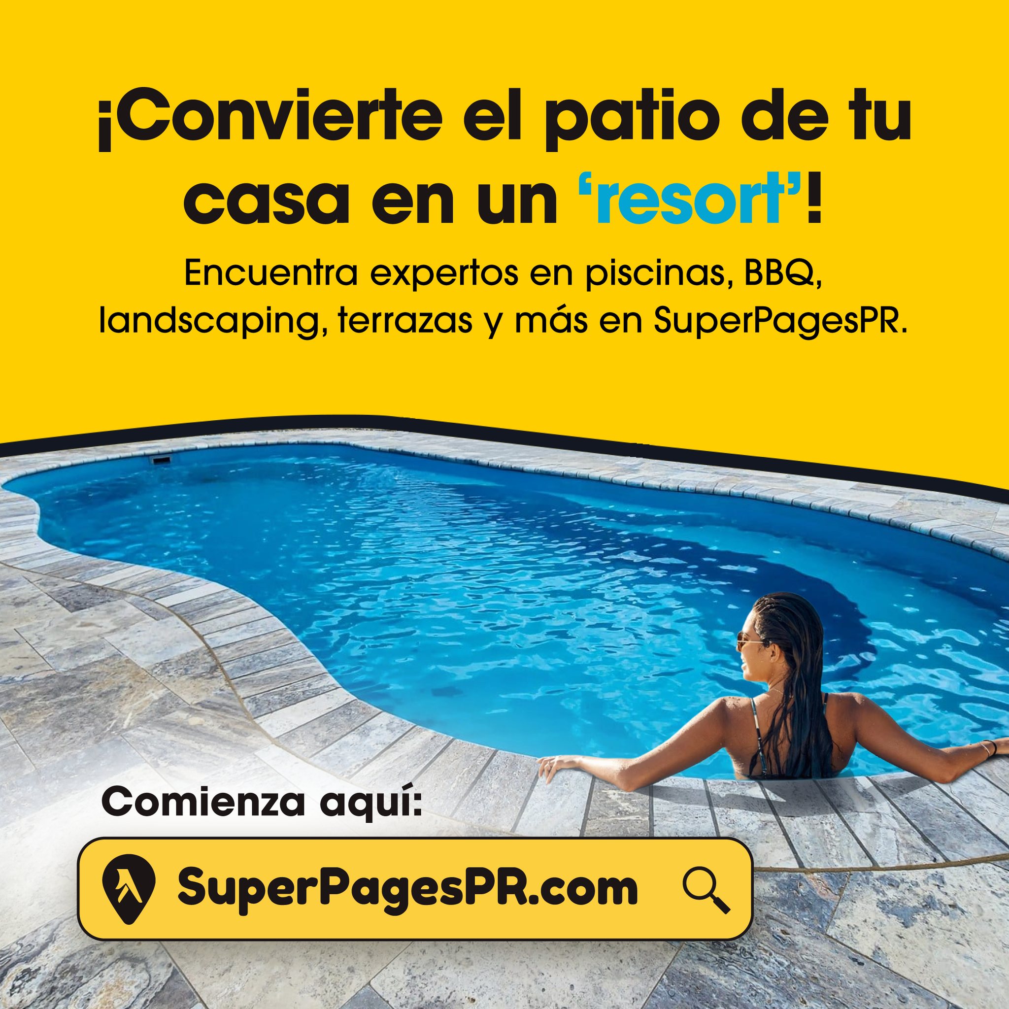 ¡Convierte el patio de tu casa en un resort!